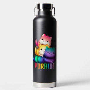 Rainbow Cats Purride Water Bottle