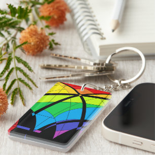 Rainbow Celebrations 2 Keychain