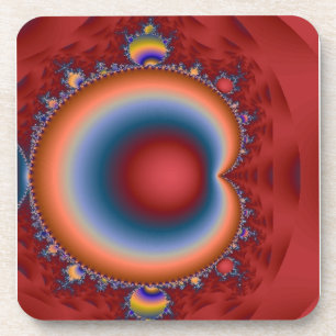 Rainbow Cell Abstract Coaster