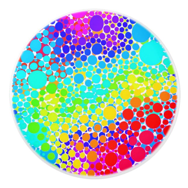 Rainbow ceramic knobs (Front)