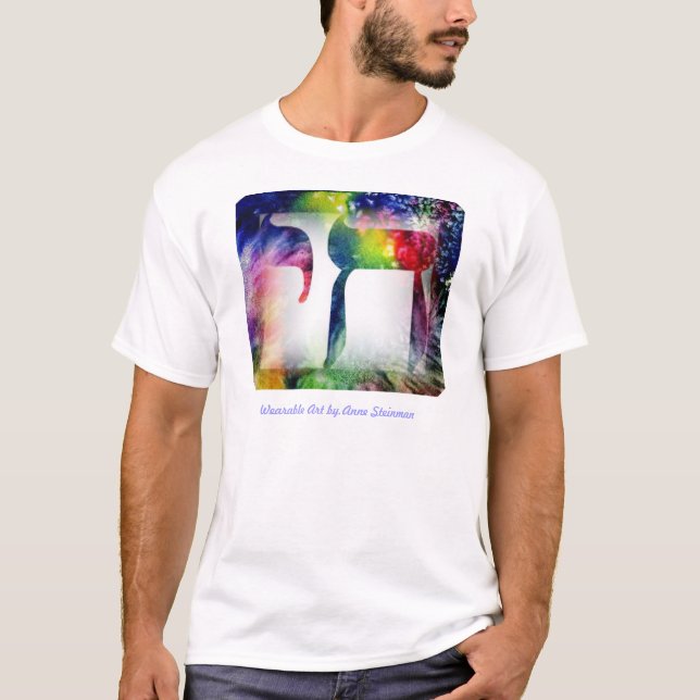 Rainbow Chai - Life in Hebrew T-Shirt (Front)