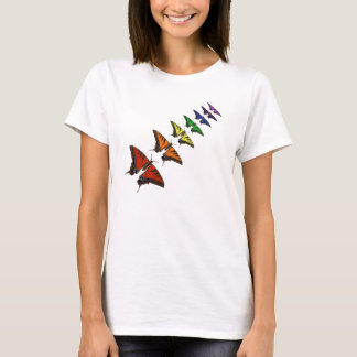 Rainbow Chakra butterflies T-Shirt