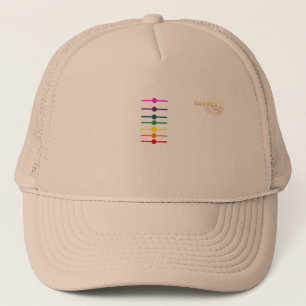 Rainbow Chakra Stripes infiniteLi  Trucker Hat