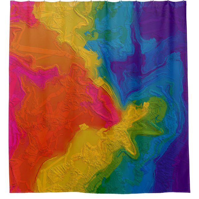 Rainbow Chalk Gradient Swirls (Front)