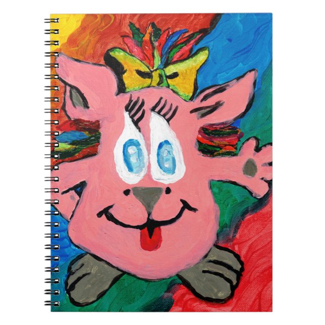 Rainbow Character Photo Notebook (Front)