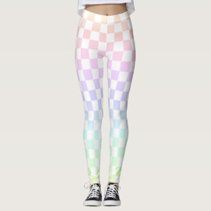Rainbow Check Leggings