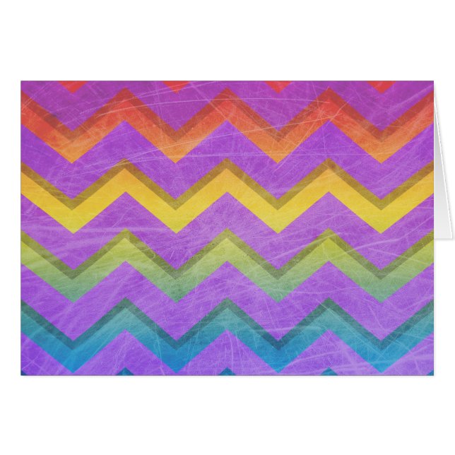 Rainbow Chevron by Shirley Taylor (Front Horizontal)