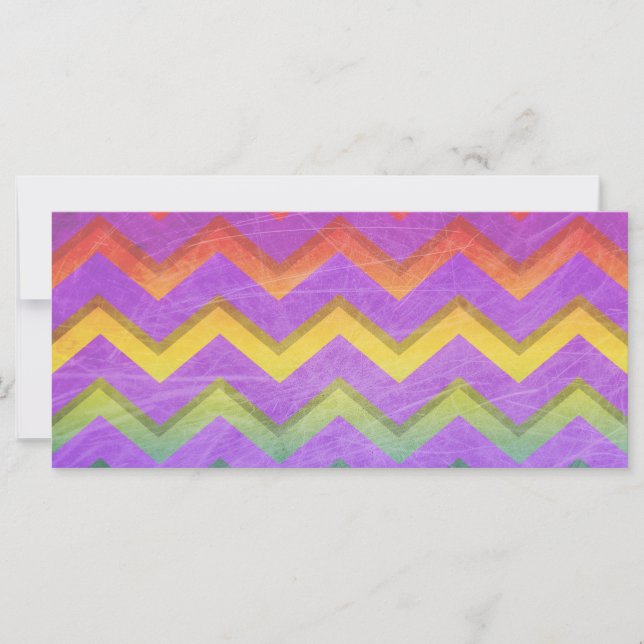 Rainbow Chevron by Shirley Taylor (Front)