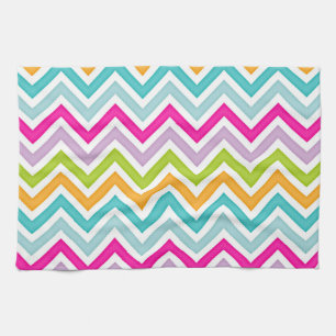 Rainbow Chevron Kitchen Towel