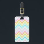Rainbow Chevron Luggage Tag<br><div class="desc">Travel in style with this Rainbow Chevron Luggage Tag! Dont forget to check out our entire product range featuring a Rainbow Chevron Design!</div>