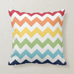Rainbow Chevron Pillow