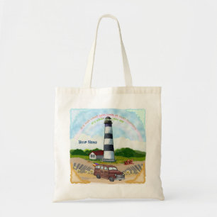 Rainbow Choice Lighthouse tote bag