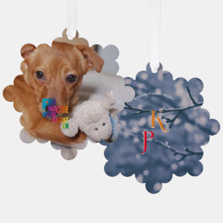 Rainbow Christmas Ornament Card