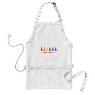 Rainbow Christmas Tree Standard Apron