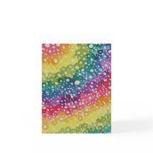 Rainbow Circles Card