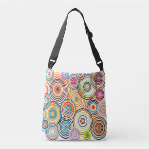 Rainbow Circles Crossbody Bag