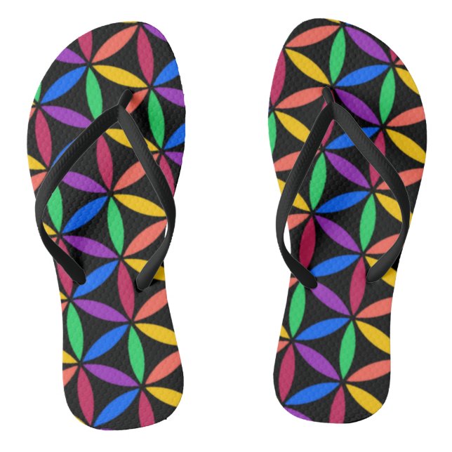 Rainbow circles flip flops (Footbed)