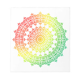 Rainbow Circles Notepad