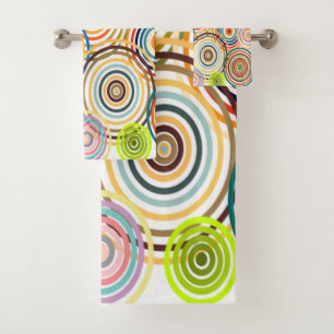 Rainbow Circles Towel