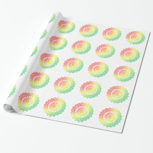 Rainbow Circles Wrapping Paper