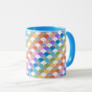 Rainbow Clamshell Mug
