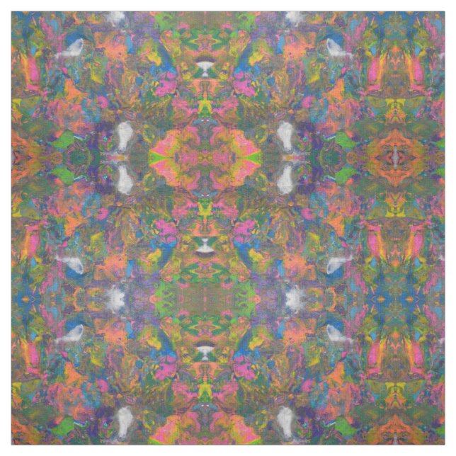 Rainbow Clay Mesh Fabric (Swatch)