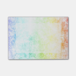 Rainbow Cloud Background Customize or Stay Cloudy Post-it Notes