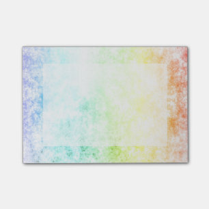 Rainbow Cloud Background Customize or Stay Cloudy Post-it Notes