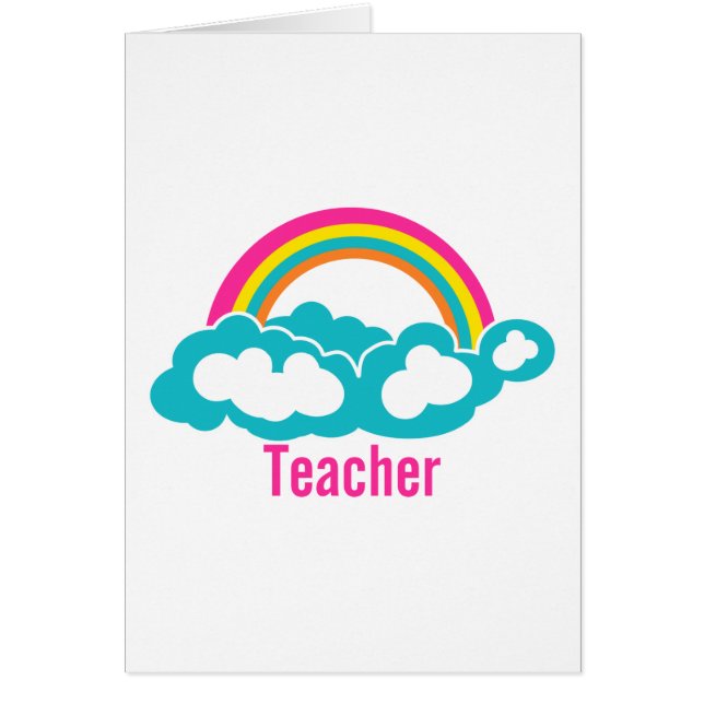 Rainbow Cloud Teacher (Front)