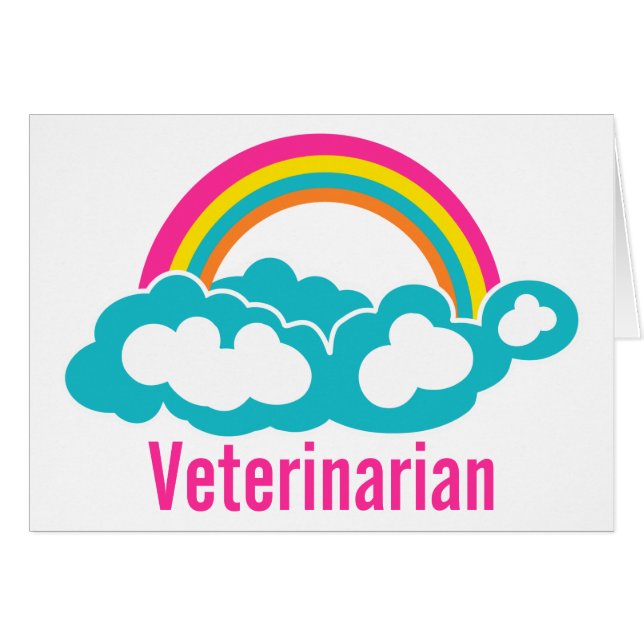 Rainbow Cloud Veterinarian (Front Horizontal)