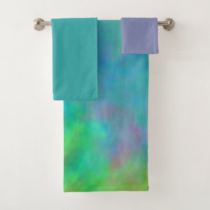 Rainbow Clouds Bath Towel Set