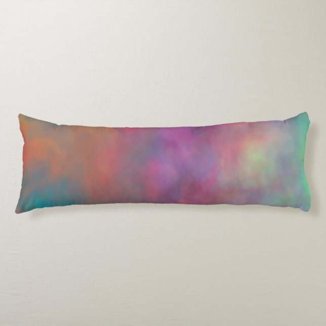Rainbow Clouds Body Pillow (Front)