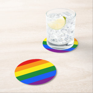 Rainbow coasters