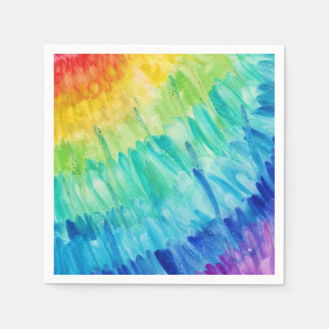 Rainbow cocktail napkin (Front)