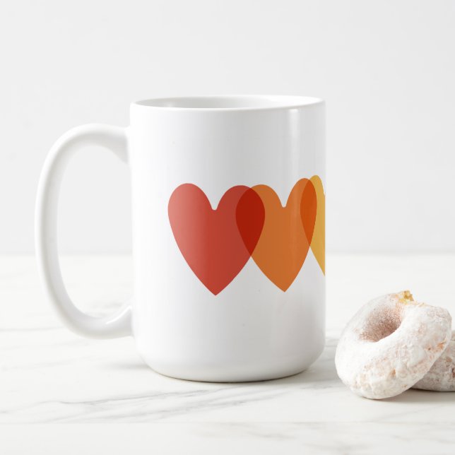 Rainbow 🌸 coffee mug 15oz (With Donut)