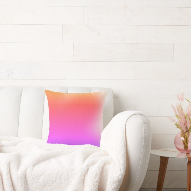Rainbow color  throw pillow (Couch)