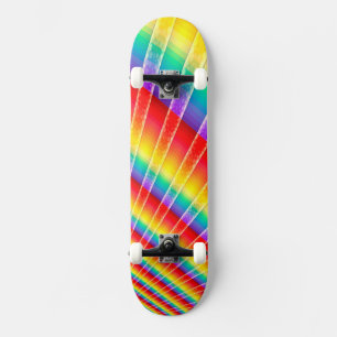 Rainbow Colorburst Skateboard