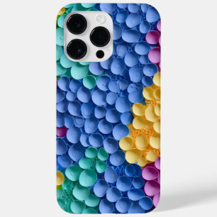 RAINBOW COLORED 3-D LOOK TINY FLOWERS Case-Mate iPhone 14 PRO MAX CASE