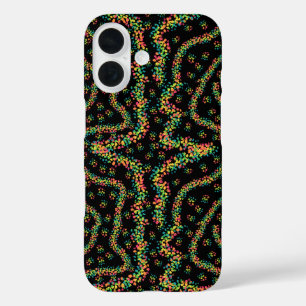 Rainbow Colored Seurat Style Pointillism Pattern iPhone 16 Case