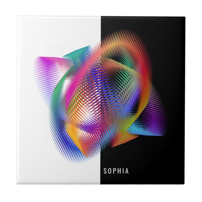 Rainbow colour light tile (Front)