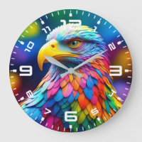 Rainbow Coloured Bald Eagle-65456