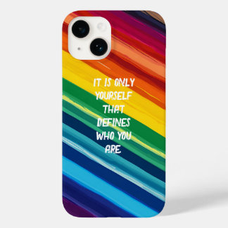Rainbow-coloured Case-Mate iPhone 14 Case