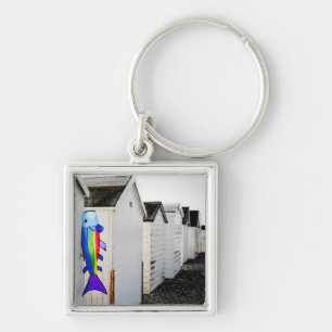 Rainbow Coloured Kite Keychain