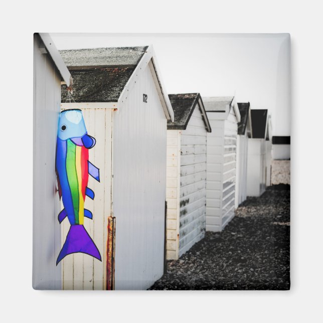 Rainbow Coloured Kite Magnet (Front)