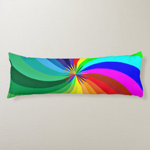 Rainbow Coloured Mandala-46556 Body Pillow