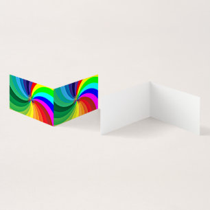 Rainbow Coloured Mandala-46556 Business Card