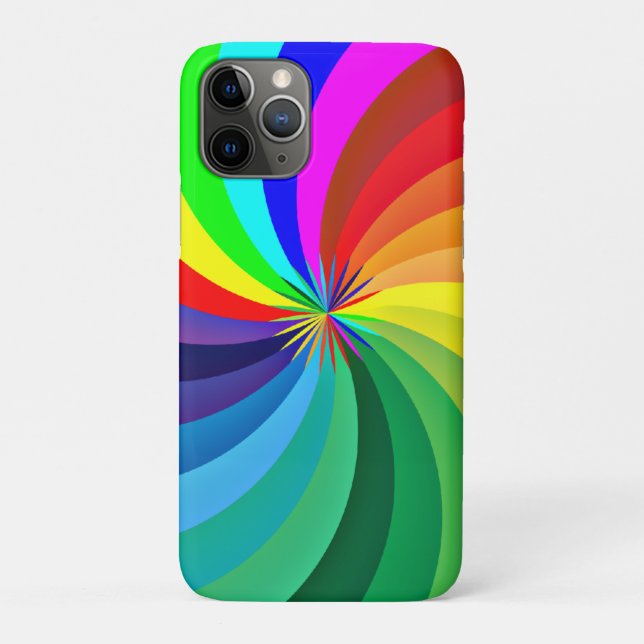 Rainbow Coloured Mandala-46556 Case-Mate iPhone Case (Back)