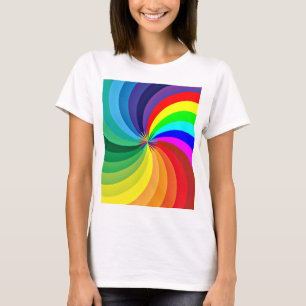 Rainbow Coloured Mandala-46556 T-Shirt