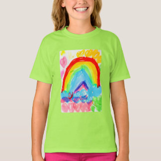 Rainbow colourful fun T-shirt for Teen