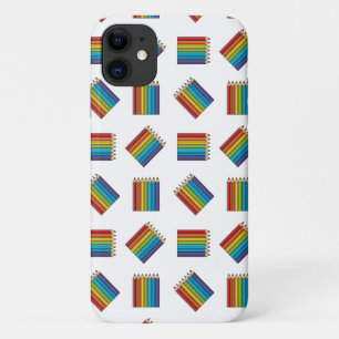 Rainbow Colouring Pencils iPhone 11 Case